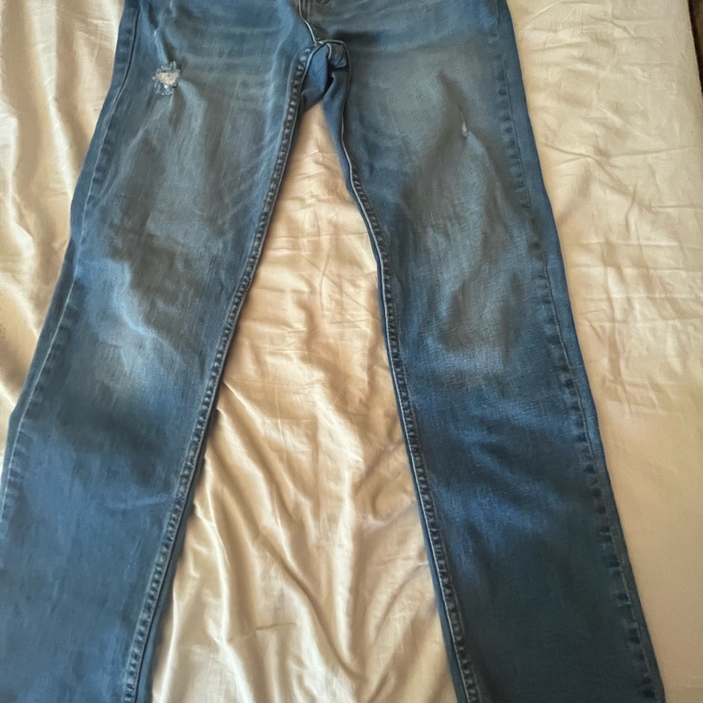 hollister 29x30 medium wash slim straight leg  jeans